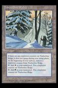 Magic the Gathering: Ice Age (Base Set) card 361 Timberline Ridge