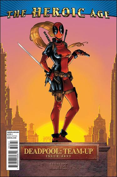 Deadpool Team-Up (2010) issue 893-B Christian Nauck 1:15 "Heroic Age" Cover