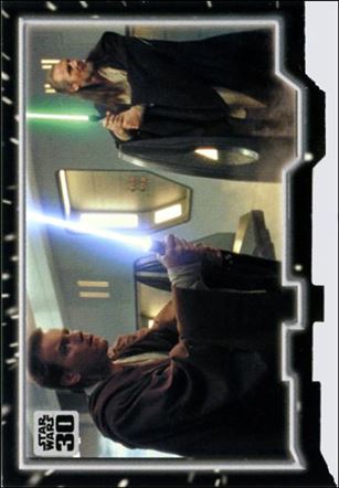 Star Wars 30th Anniversary (Tryptich Puzzle Subset) card Master 1 Master and Apprentice