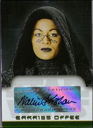 Star Wars Evolution Update Edition (Autograph Subset) card 15 Nalini Krishan - Barris Offee