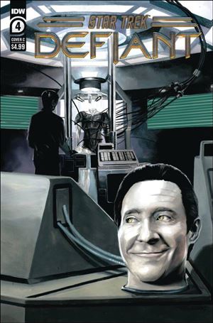 Star Trek: Defiant issue 4-C J.K. Woodward Cover