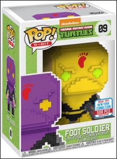 POP! 8-Bit figure 9-E Foot Soldier (Yellow) NYCC 2017 Exclusive 1/500