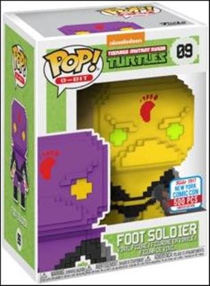 POP! 8-Bit figure 9-E Foot Soldier (Yellow) NYCC 2017 Exclusive 1/500