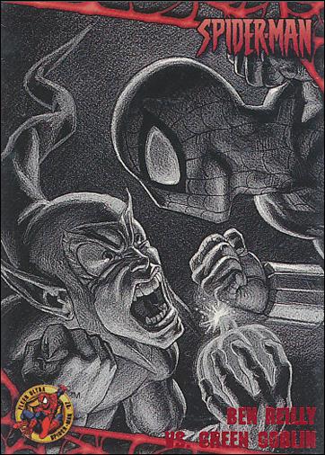 1997 Fleer Ultra Spider-Man (Base Set Red) card 9 Ben Reilly Vs. Green Goblin