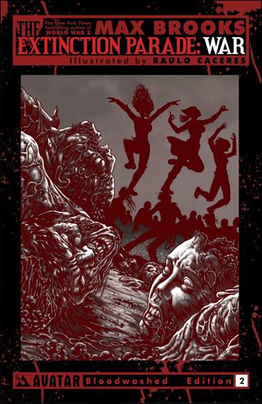 Extinction Parade: War issue 2-D Bloodwashed Cover