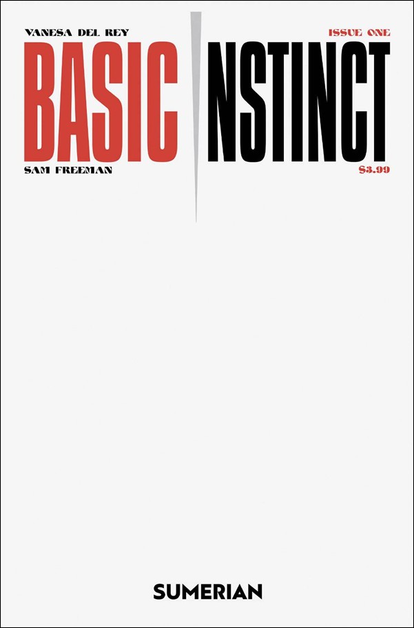 Basic Instinct issue 1-F Blank/Sketch Cover, 1/2000