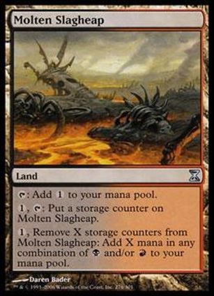 Magic the Gathering: Time Spiral (Base Set) card 276 Molten Slagheap