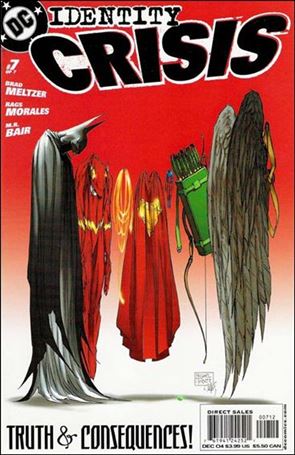 Identity Crisis issue 7-B Red Cover (2nd Printing)