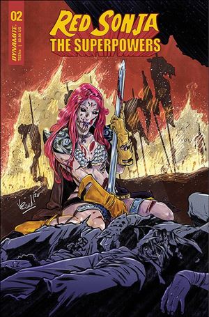 Red Sonja: The Superpowers issue 2-D Vincenzo Federici Cover
