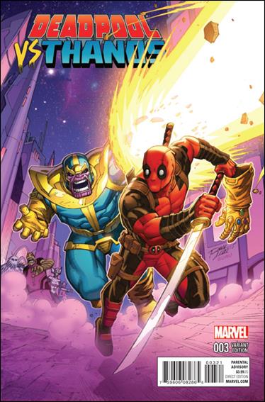 Deadpool vs Thanos issue 3-B Ron Lim Cover