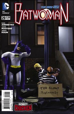 Batwoman (2011) issue 29-B RC Stoodios 1:25 Robot Chicken Cover