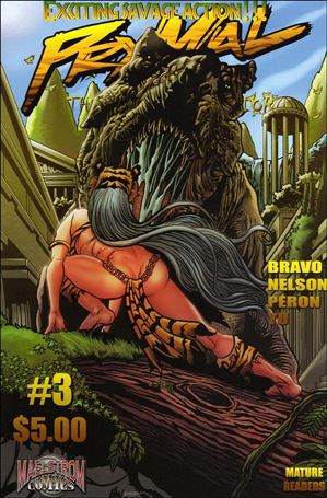 Prymal: The Jungle Warrior issue 3 Eric Alan Nelson Cover