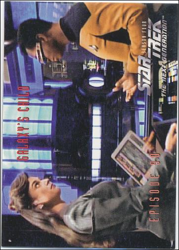 Star Trek: The Next Generation - The Episode Collection Season Four (Base Set) card 367 Galaxy's Child, Episode 90A
