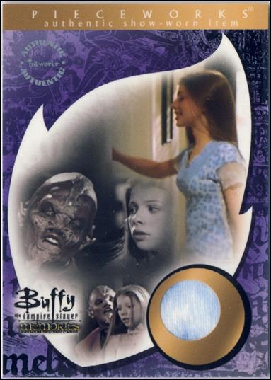 Buffy the Vampire Slayer: Memories (Pieceworks Subset) card PW6 Pajama Top Worn By Michelle Trachtenberg As Dawn