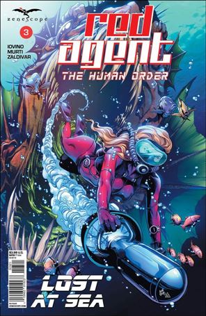 Red Agent: The Human Order issue 3-B Allan Otero Cover