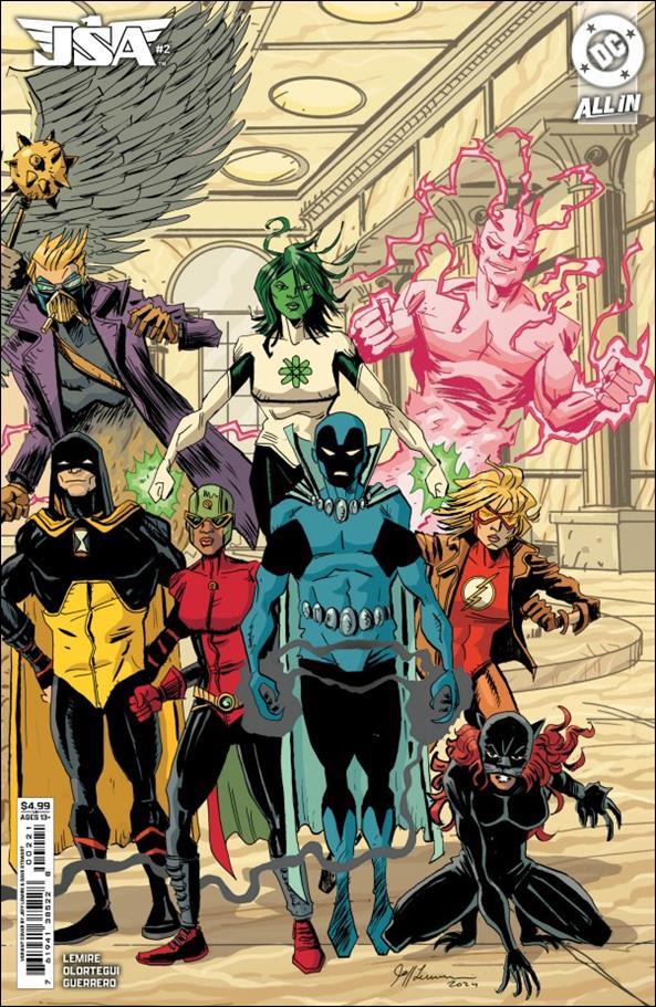 JSA (2024) issue 2-B Jeff Lemire Connecting Cardstock Cover