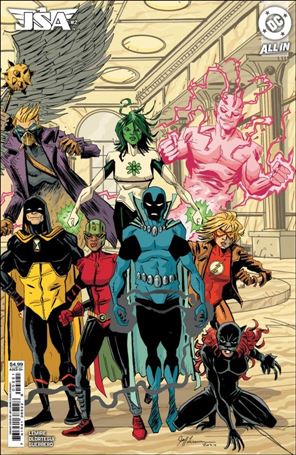 JSA (2024) issue 2-B Jeff Lemire Connecting Cardstock Cover