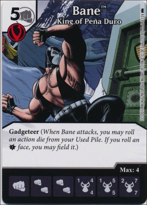 DC Comics Dice Masters Batman card 2 Babe: King of Pena Duro