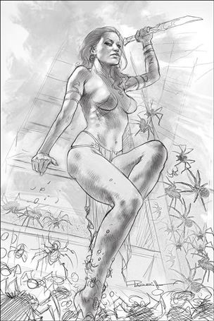 Dejah Thoris (2019) issue 4-L Lucio Parrillo 1:21 Black & White Virgin Cover