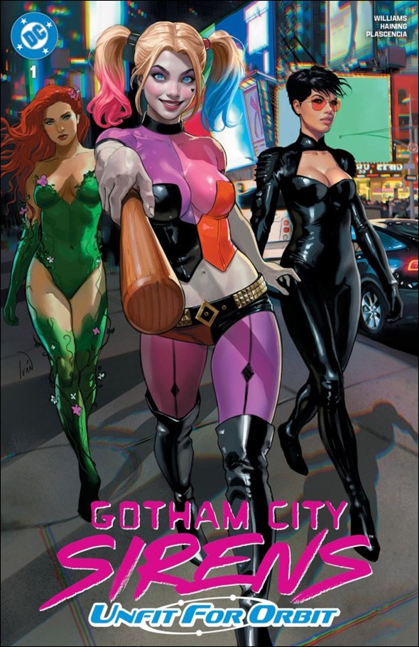 Gotham City Sirens: Unfit for Orbit issue 1-G Retailer Ex. Ivan Talavera Trade Dress Cover