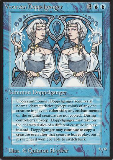 Magic the Gathering: Limited Edition Beta (Base Set) card 88 Vesuvan Doppelganger
