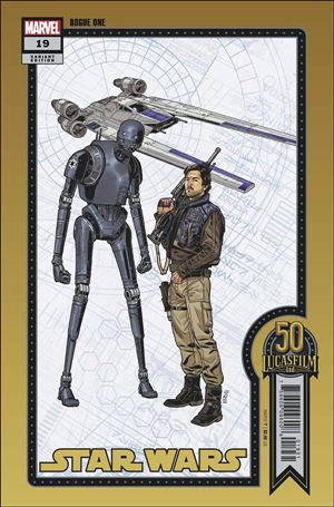 Star Wars (2020) issue 19-C Chris Sprouse Lucasfilm 50th Anniversary Cover