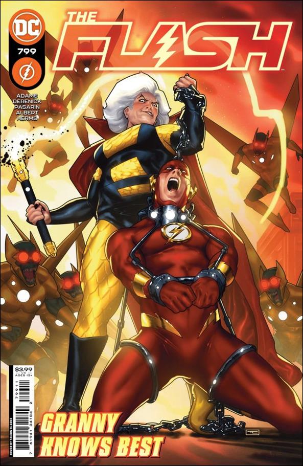 Flash (1959) issue 799 Taurin Clarke Cover