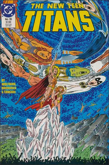 New Teen Titans (1984) 35-A by DC