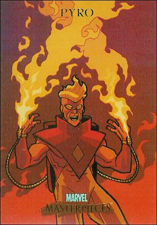 2007 Marvel Masterpieces (Parallel Foil Base Set) card 67 Pyro