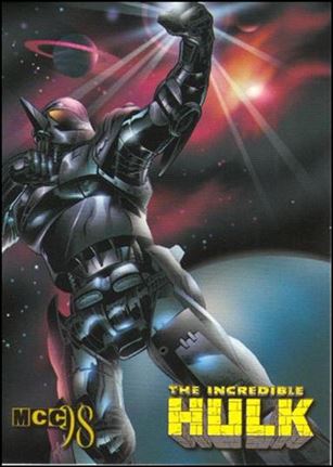 Marvel Creators Collection '98 (Base Set) card 8 Incredible Hulk: Troygen