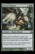 Magic the Gathering: Commander (Base Set) card 152 Eternal Witness