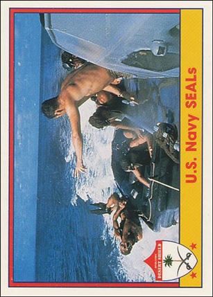 Operation Desert Shield (Base Set) card 61 U. S. Navy SEALs