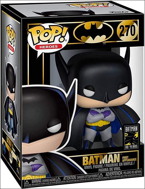 POP! Heroes figure 270 Batman First Appearance