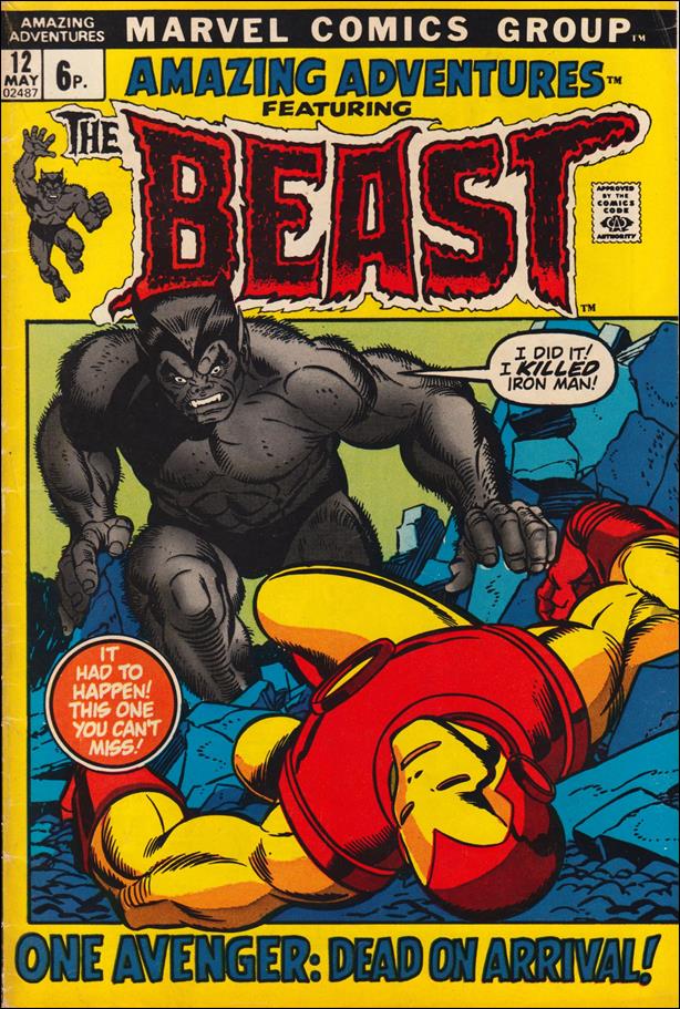 Amazing Adventures (1970) issue 12-B UK Price Cover