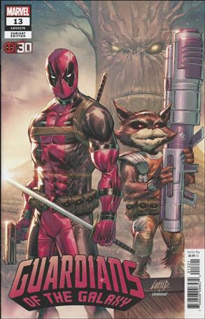 Guardians of the Galaxy (2020) issue 13-C Rob Liefeld Deadpool Nerdy 30 Cover