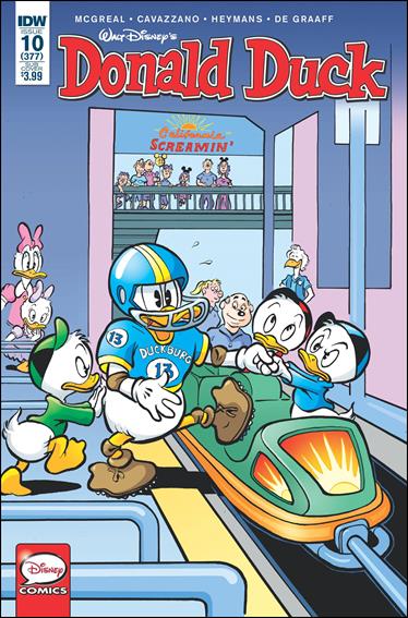 Donald Duck issue 10-B Pat Block Subscription Cover