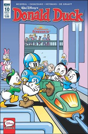 Donald Duck issue 10-B Pat Block Subscription Cover
