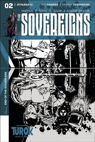 Sovereigns issue 2-E  Jorge Fornes 1:10 Black and White Cover