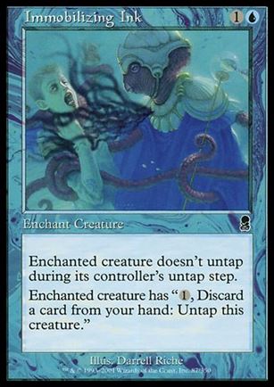 Magic the Gathering: Odyssey (Base Set) card 87 Immobilizing Ink