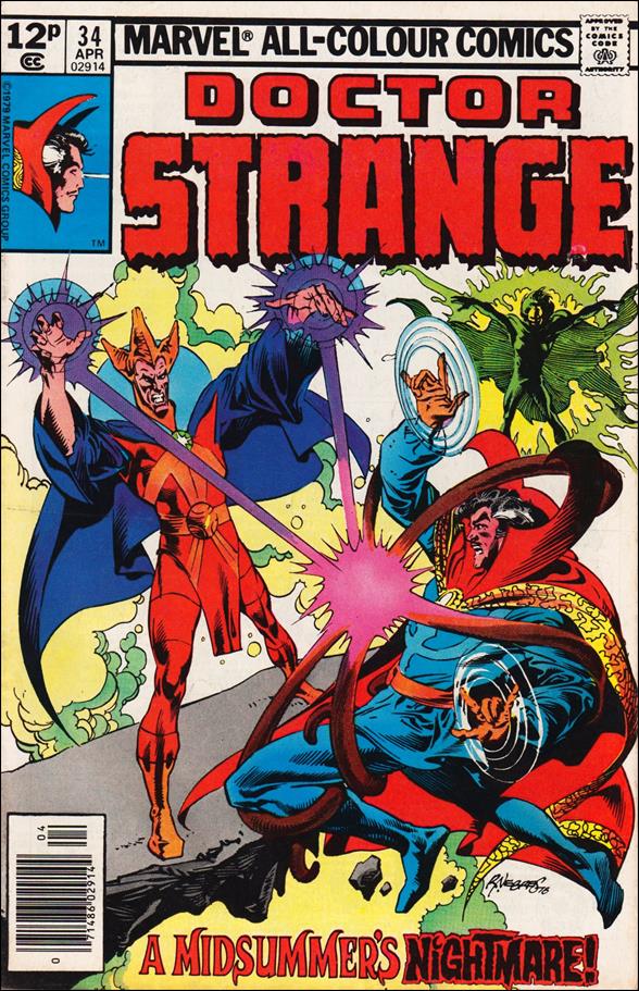 Doctor Strange (1974) issue 34-B UK Price Cover