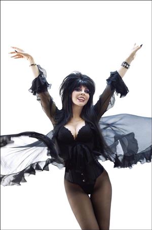 Elvira in Horrorland issue 1-H 1:25 Virgin Photo Cover