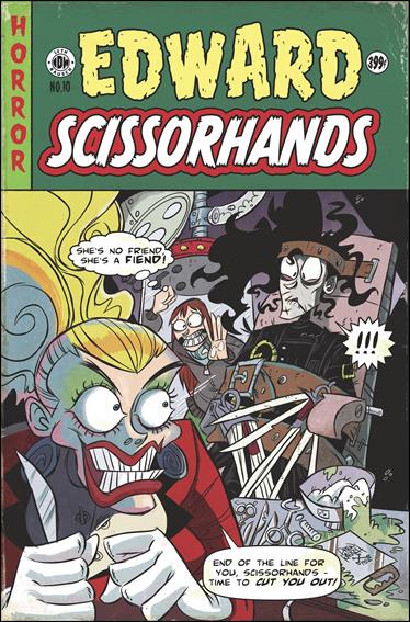 Edward Scissorhands issue 10-B Drew Rausch EC Comics Subscription Cover
