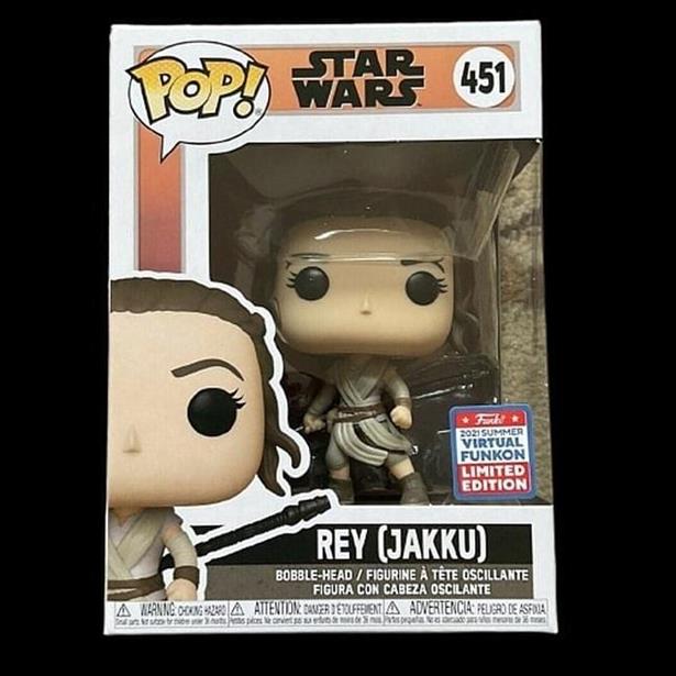 POP! Star Wars figure 451-B Rey (Jakku) 2021 Virtual Funkon Exclusive