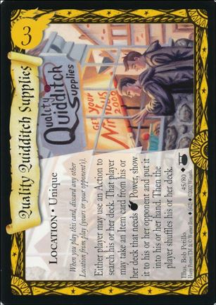 Harry Potter: Diagon Alley (Base Set) card 45 Quality Quidditch Supplies