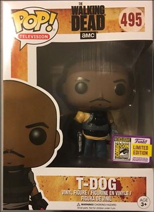 POP! Television figure 495 T-Dog SDDC 2017 Exclusive