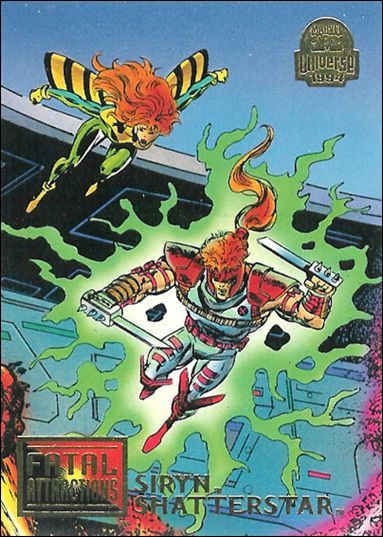 Marvel Universe: Series 5 (Base Set) card 11 Siryn and Shatterstar