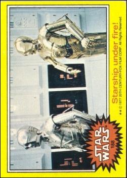 Star Wars: Series 3 (Base Set) card 188 Starship under fire!
