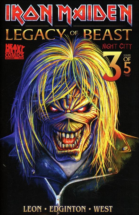Iron Maiden Legacy of the Beast: Night City issue 3-B Akirant Cover