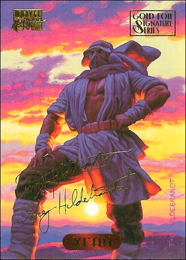 1994 Marvel Masterpieces (Gold-Foil Signature Parallel Base Set) card 139 Xi'an