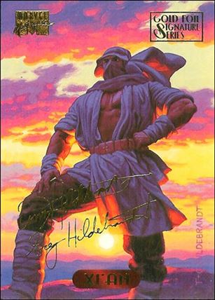 1994 Marvel Masterpieces (Gold-Foil Signature Parallel Base Set) card 139 Xi'an